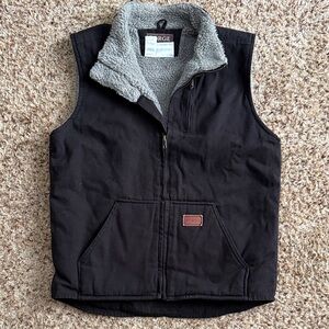 NEW! FORGE Black Sherpa-Lined Vest